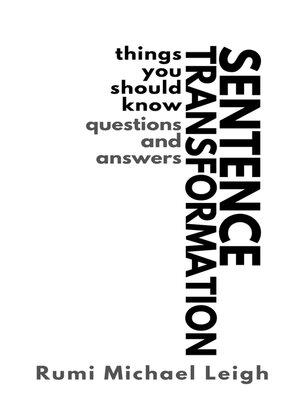 cover image of Sentence transformation